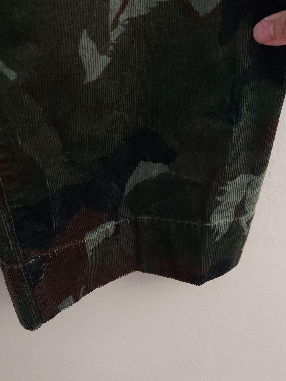ANTHROPOLOGIE MAEVE The Colette Camo Wide Leg Cropped Corduroy Pants 29 - Picture 5 of 13